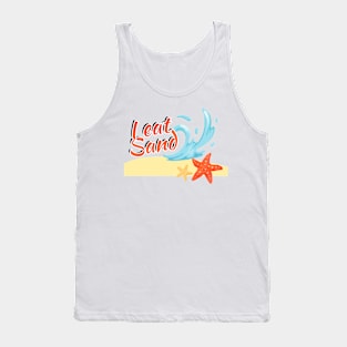 I eat sand - Random Weird Beach Lol Gen Z Humor Tank Top